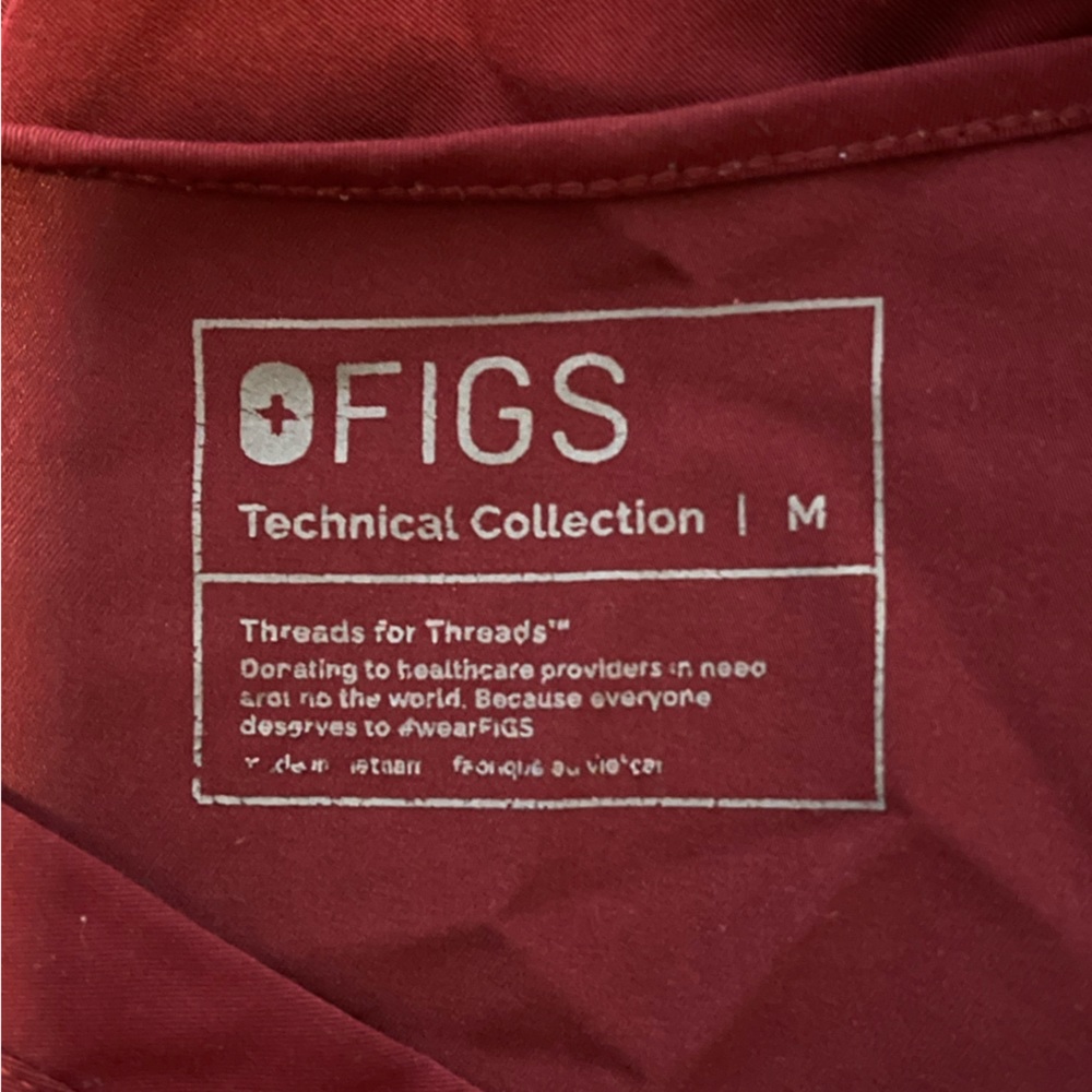 Figs Scrub Top Technical Collection Two Pocket V-… - image 5